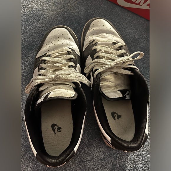 Nike Dunk Low Size 12 Black/White (pandas) - Picture 6 of 11